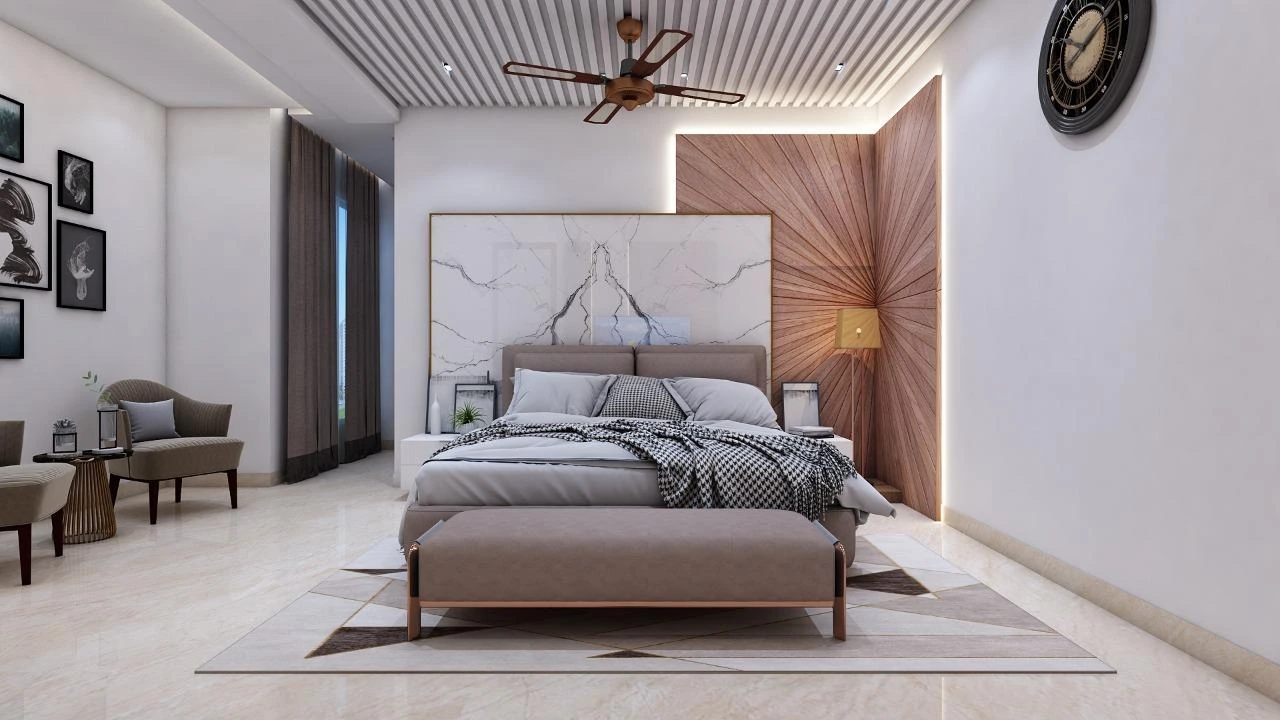 Contemporary bedroom — Dream Drafter portfolio