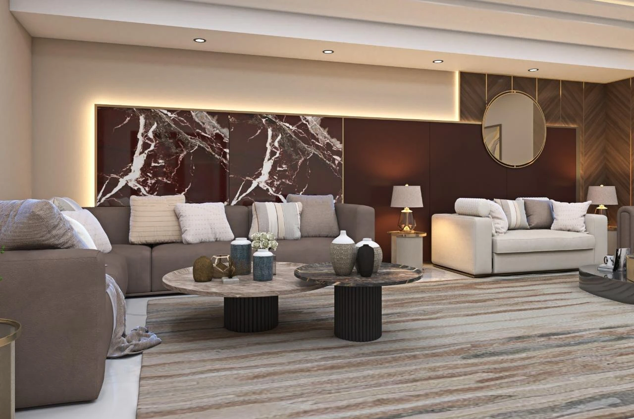 Marble, wood & quiet luxury — Dream Drafter portfolio